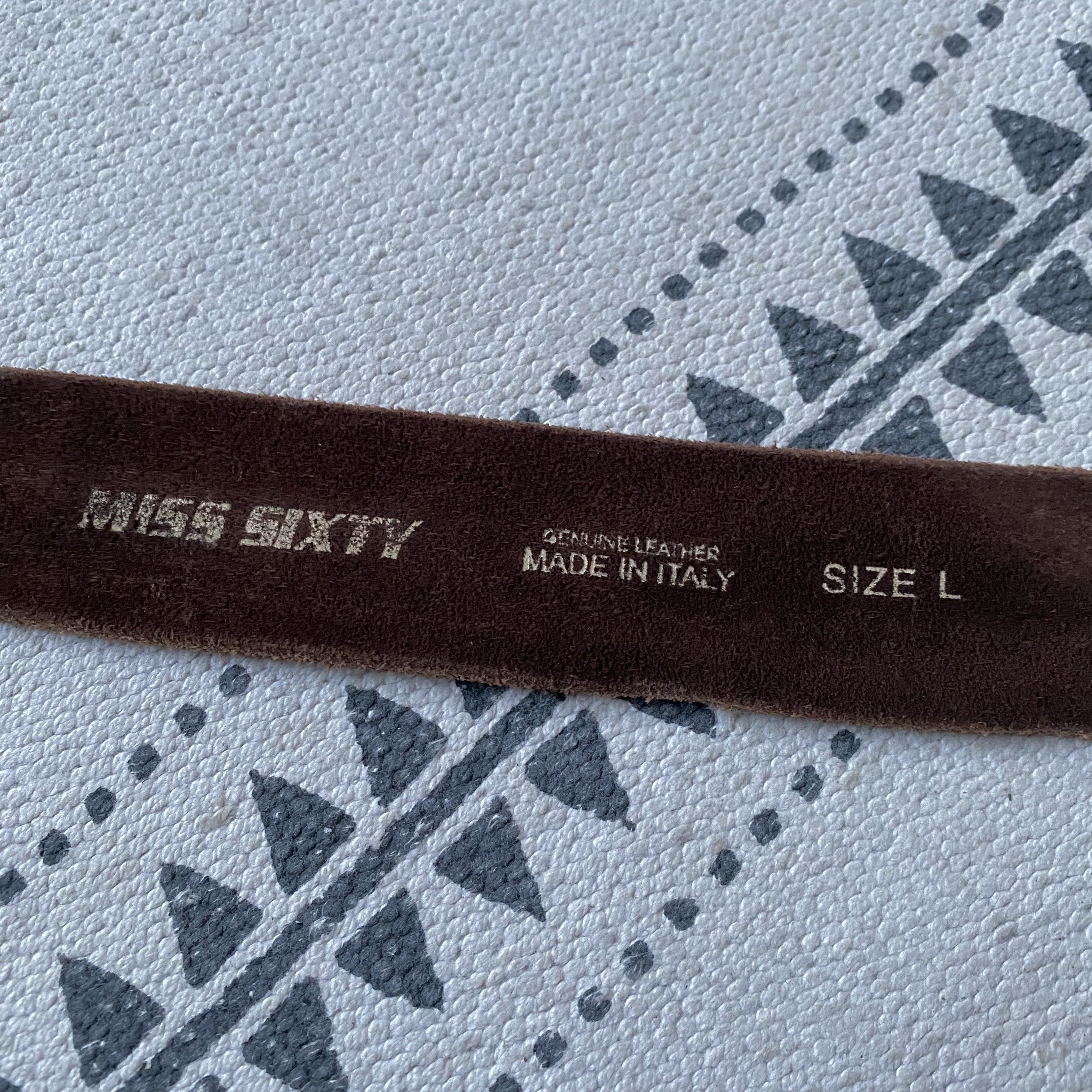 Hysteric Glamour Vintage Y2K Miss Sixty Lether Belts American Westen vibe Size 32 - 6 Thumbnail