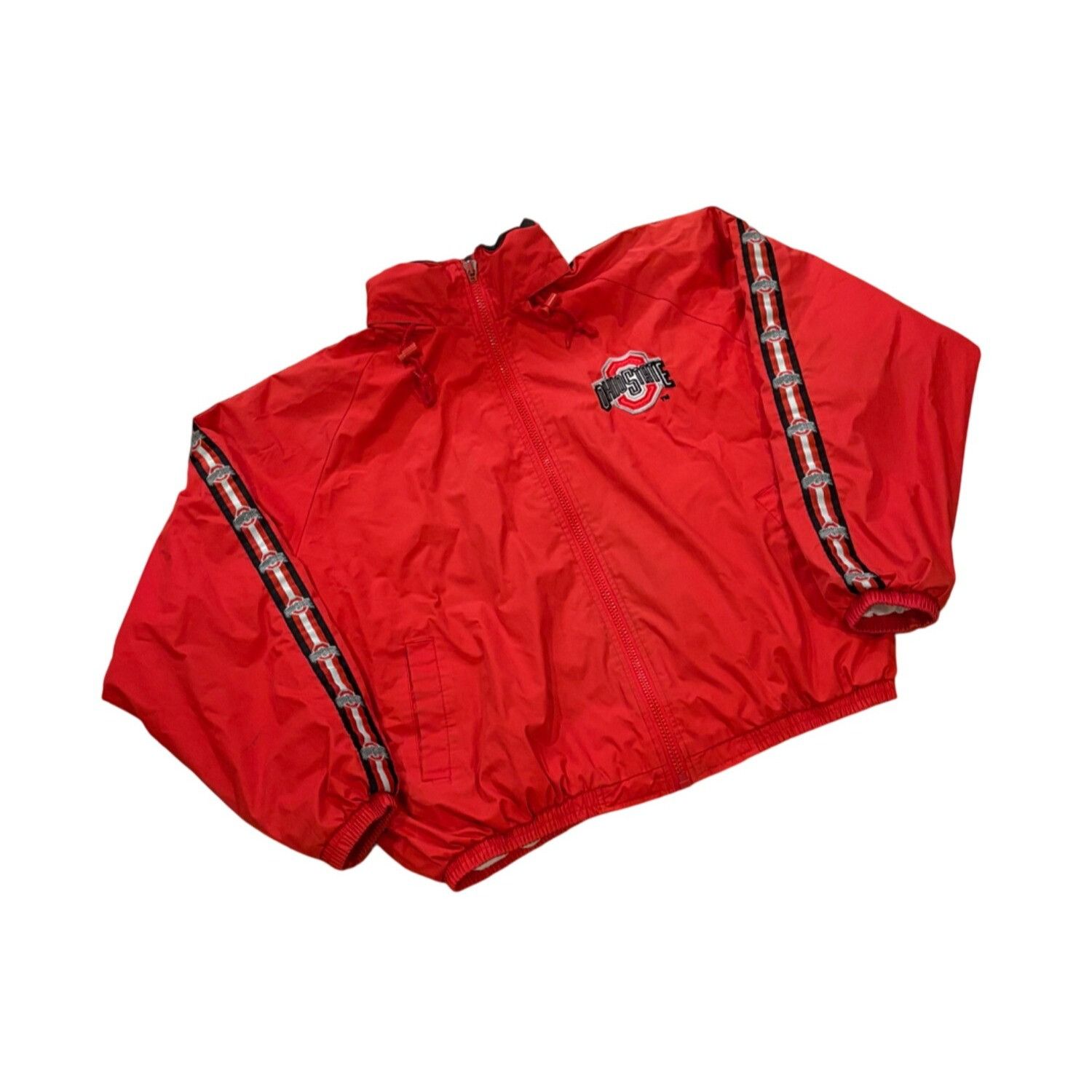 Pro Player Vintage 1990's Pro Player Ohio State Buckeyes Hooded Windbre Size US XL / EU 56 / 4 - 3 Thumbnail