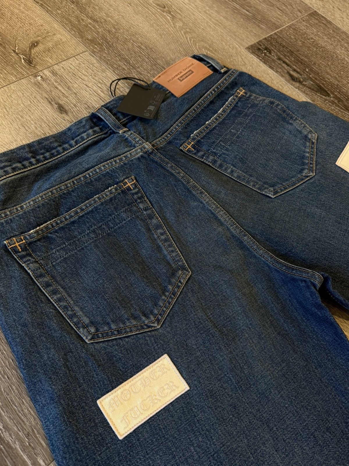 Number (N)ine × Supreme Supreme x Number (N)ine Patch Loose-Fit Denim Size US 32 / EU 48 - 7 Thumbnail