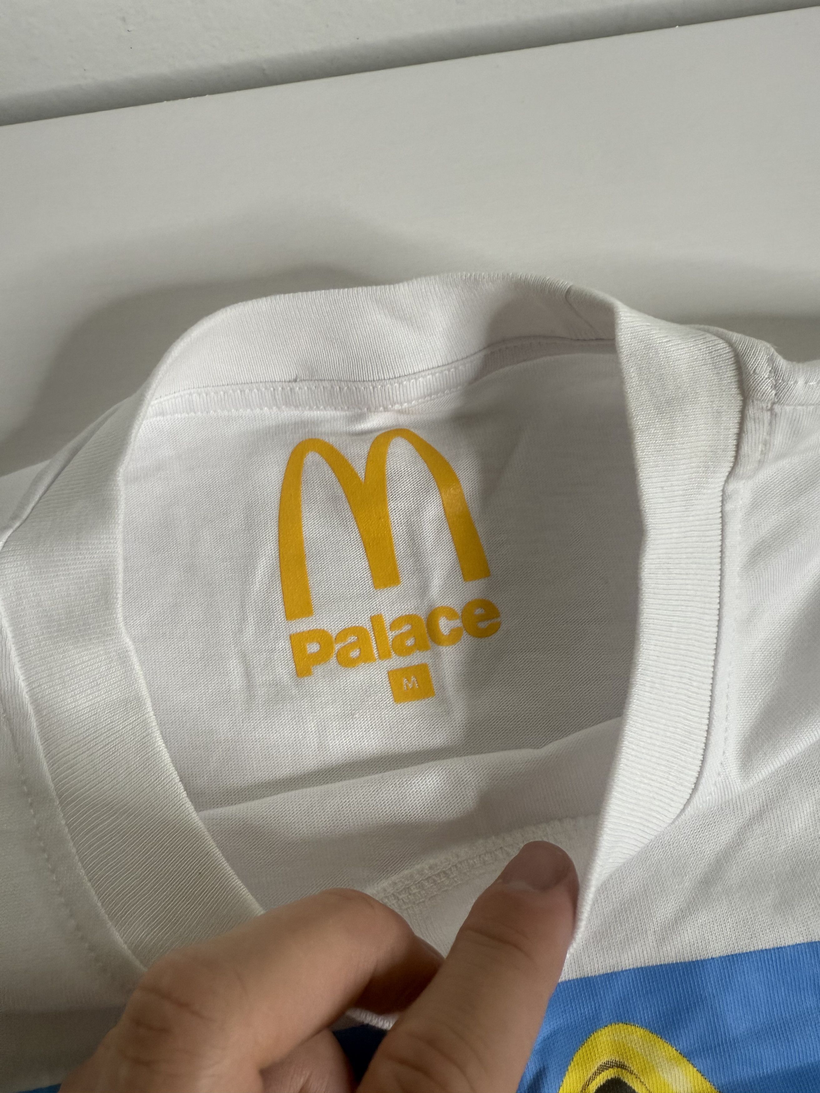 Palace Palace x McDonalds Tee "White" Size US M / EU 48-50 / 2 - 5 Thumbnail