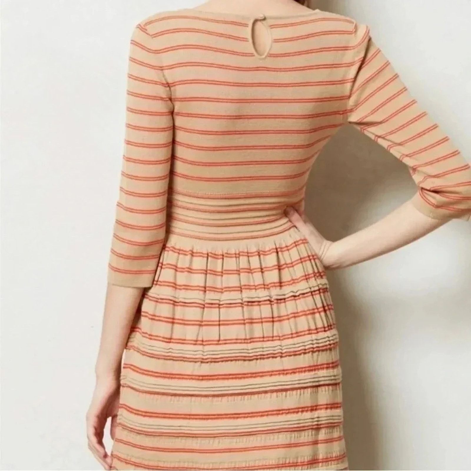 Anthropologie Anthropologie Knitted and Knotted Knit Elodie Sweater Dress Size L / US 10 / IT 46 - 12 Thumbnail