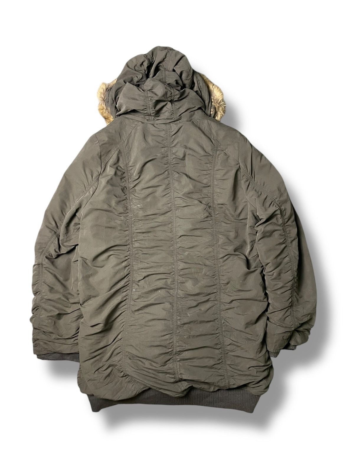 Japanese Brand × Vintage Japanese Brand Winter Hooded Fur Jacket (57) Size US M / EU 48-50 / 2 - 8 Thumbnail