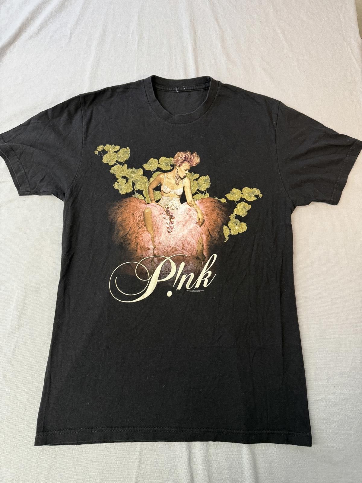 Designer Pink Singer T-shirt Tour Truth About Love Tour - M Size US M / EU 48-50 / 2 - 1 Thumbnail
