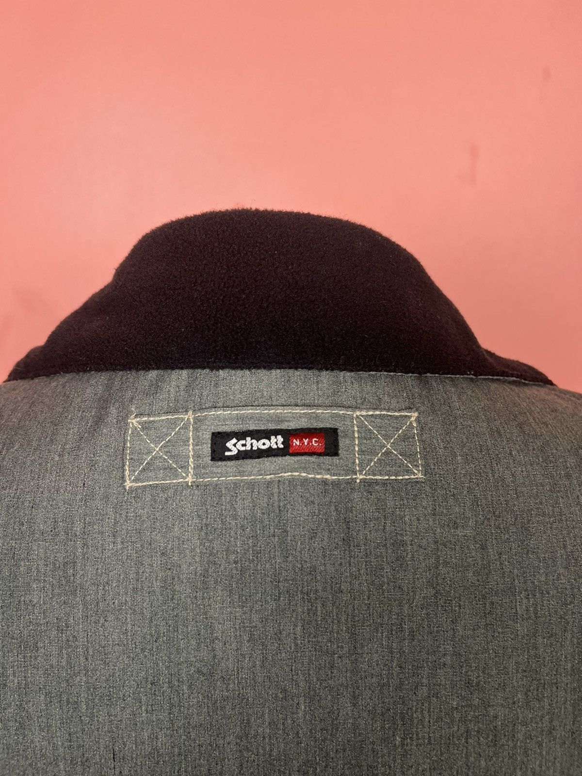 Schott Schott n.y. Vintage rare jacket double side casual y2k Size US L / EU 52-54 / 3 - 3 Thumbnail
