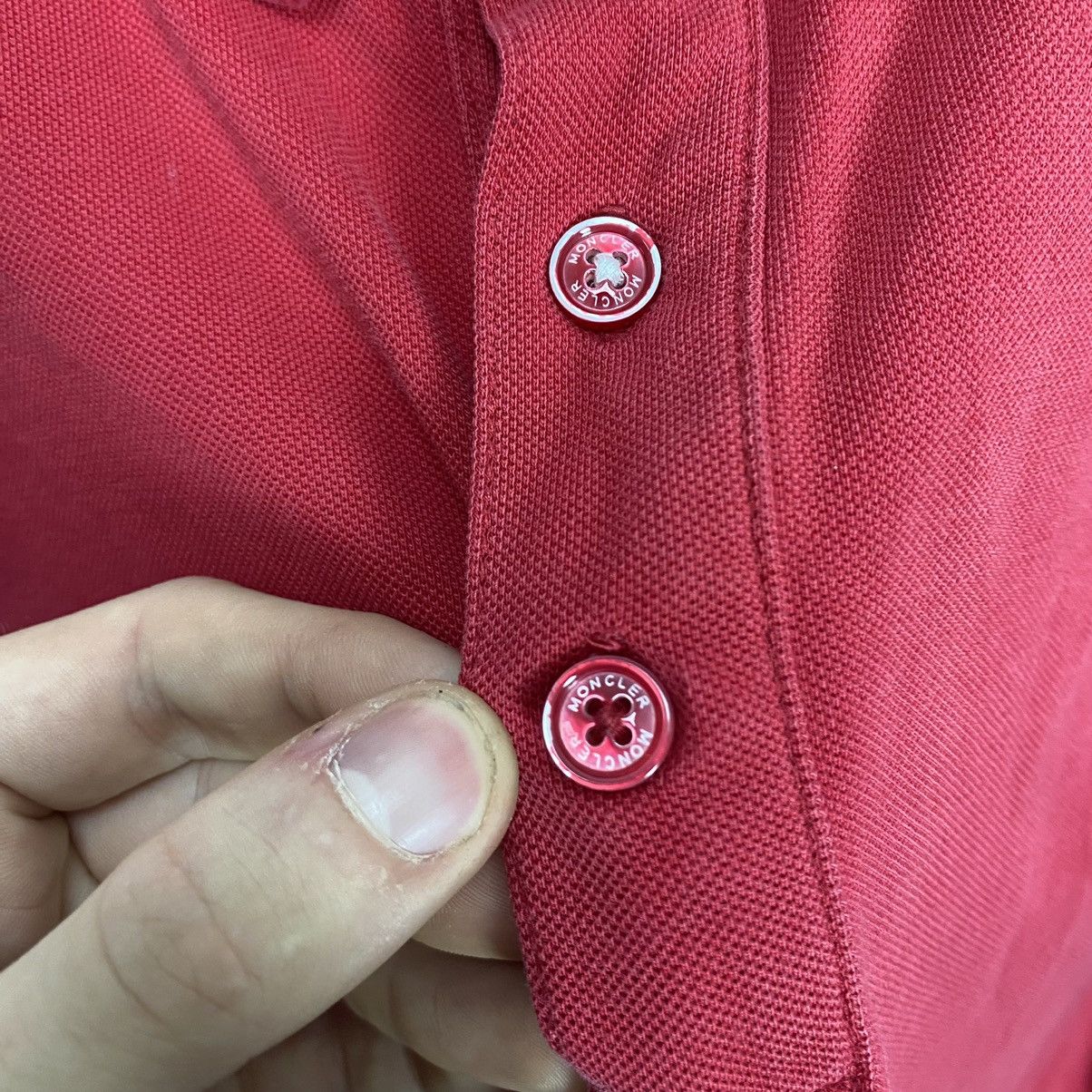 Moncler Moncler Polo T-Shirt Size US L / EU 52-54 / 3 - 8 Thumbnail