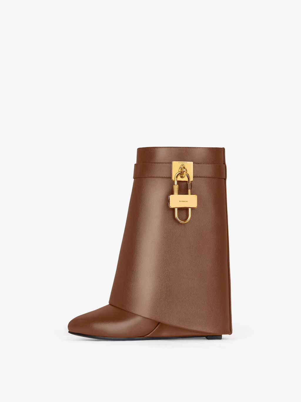 Givenchy o1w1db10525 Shark Lock Ankle Boots in Brown Size US 6 / IT 36 - 2 Thumbnail
