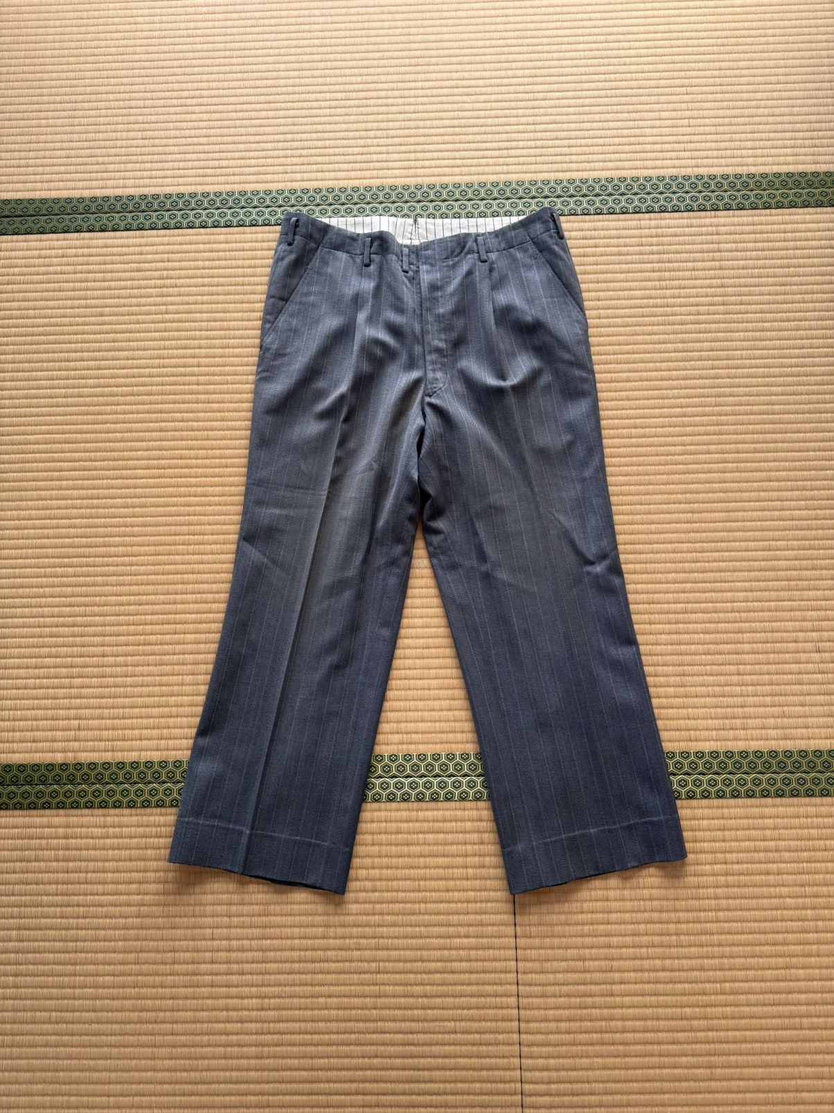 Other Mossy Blue New Wool Japanese Vintage Suit Set Size 40R - 12 Thumbnail