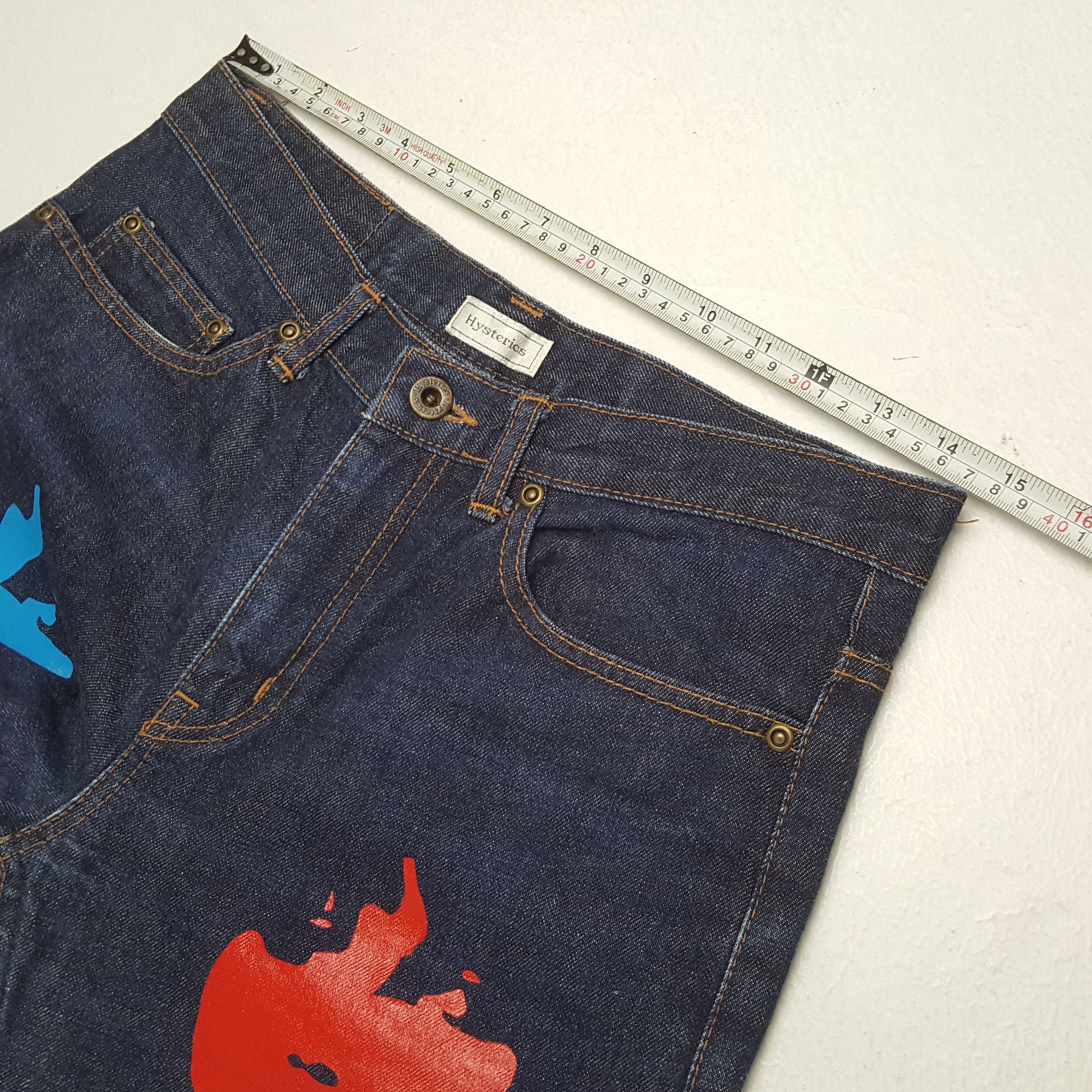 Hysteric Glamour × Japanese Brand × Vintage HYSTERIC GLAMOUR Japanese Brand Custom Art Jeans Size US 29 - 7 Thumbnail