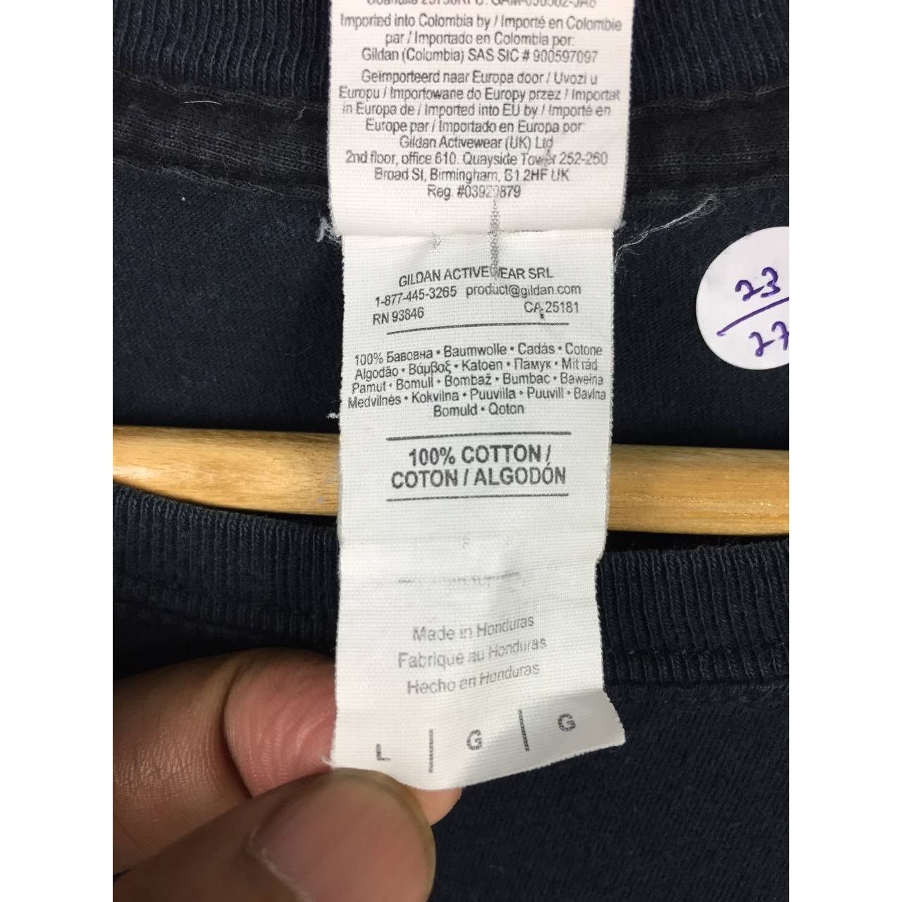 Gildan × Vintage East Coast Fight Style Skull Logo TechNACITY Clothing Tee Size US L / EU 52-54 / 3 - 8 Thumbnail