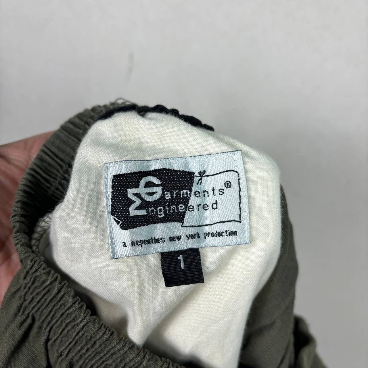 Engineered Garments Engineered Garments Olive Tiered Midi Skirt Nepenthes NY 1 Size 27" / US 4 / IT 40 - 5 Thumbnail