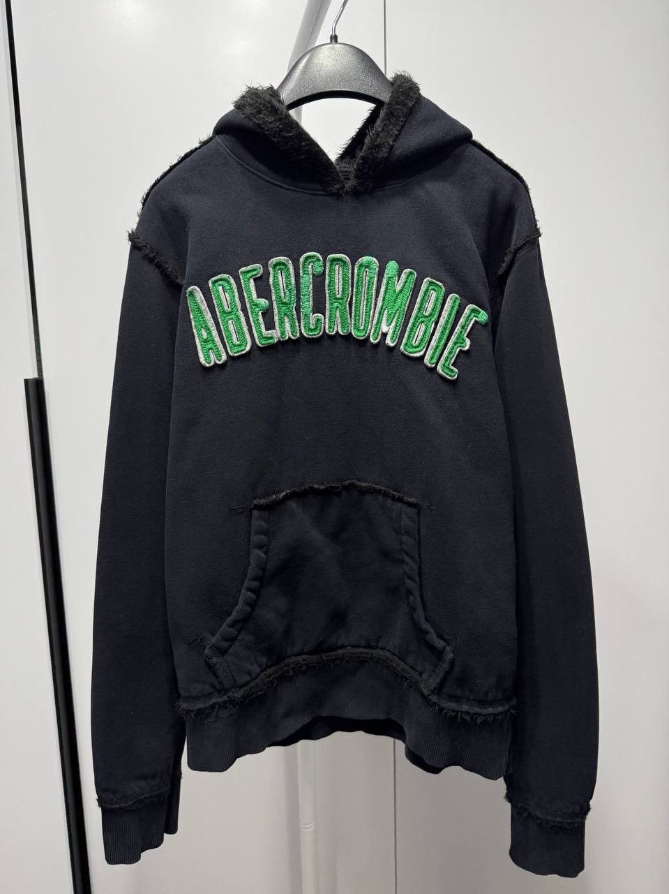 Abercrombie & Fitch Vintage Abercrombie & Fitch Fur Lined Hoodie Y2K Japan Style Size US M / EU 48-50 / 2 - 1 Thumbnail