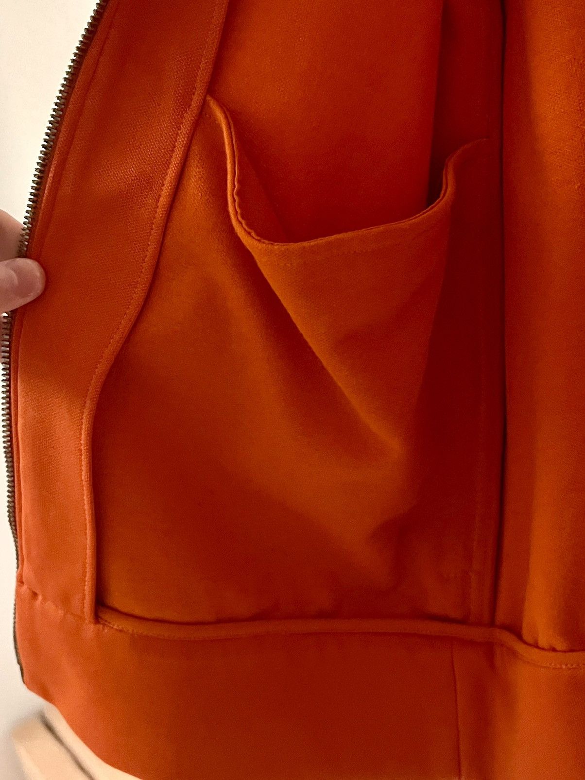 Gucci VERY RARE Orange Gucci Track Jacket With Gucci On Sleeves Size US S / EU 44-46 / 1 - 5 Thumbnail
