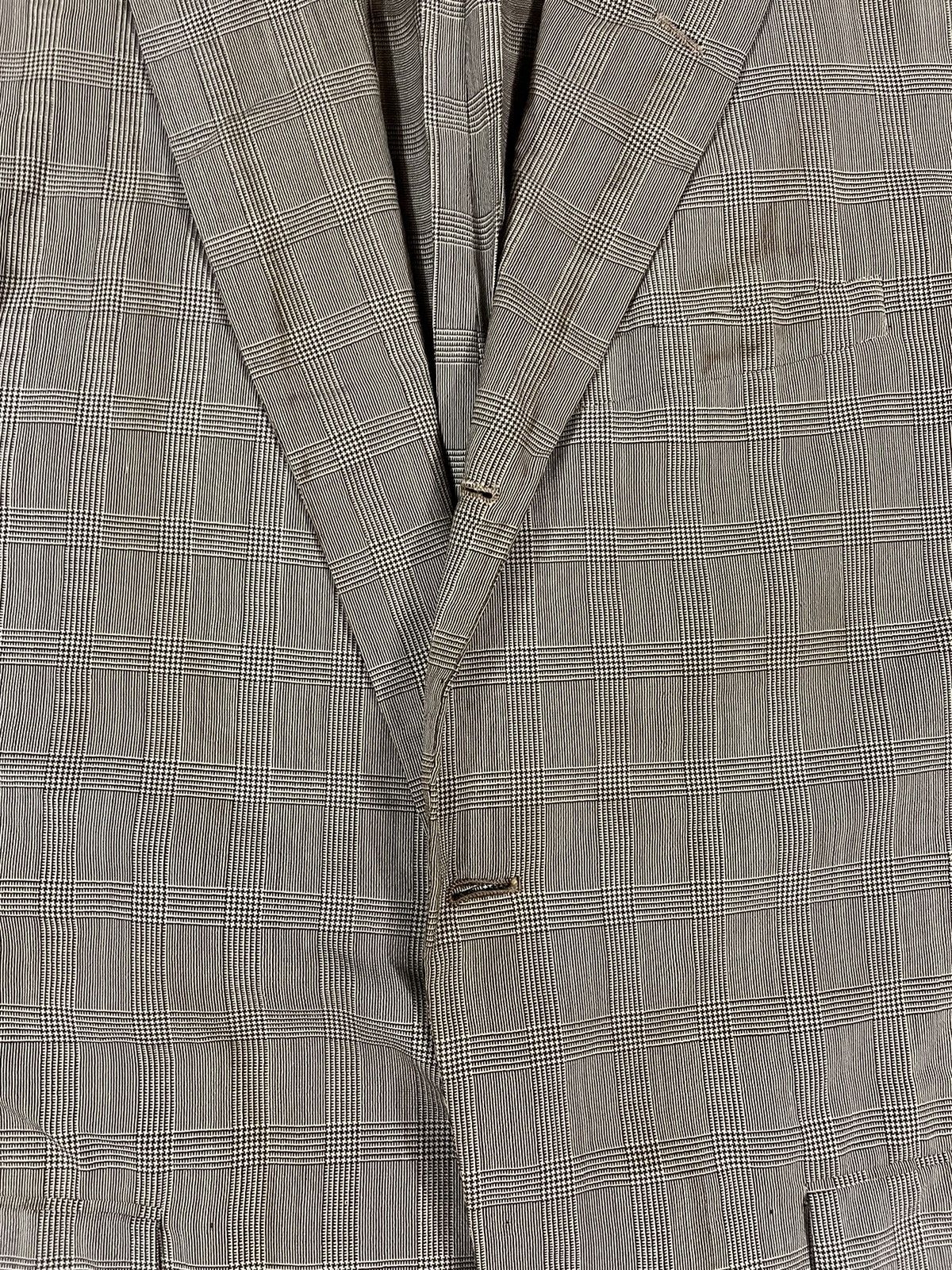 Vintage Vintage 30s-40s Brown Wool Striped Suit Blazer Size 36R - 6 Thumbnail