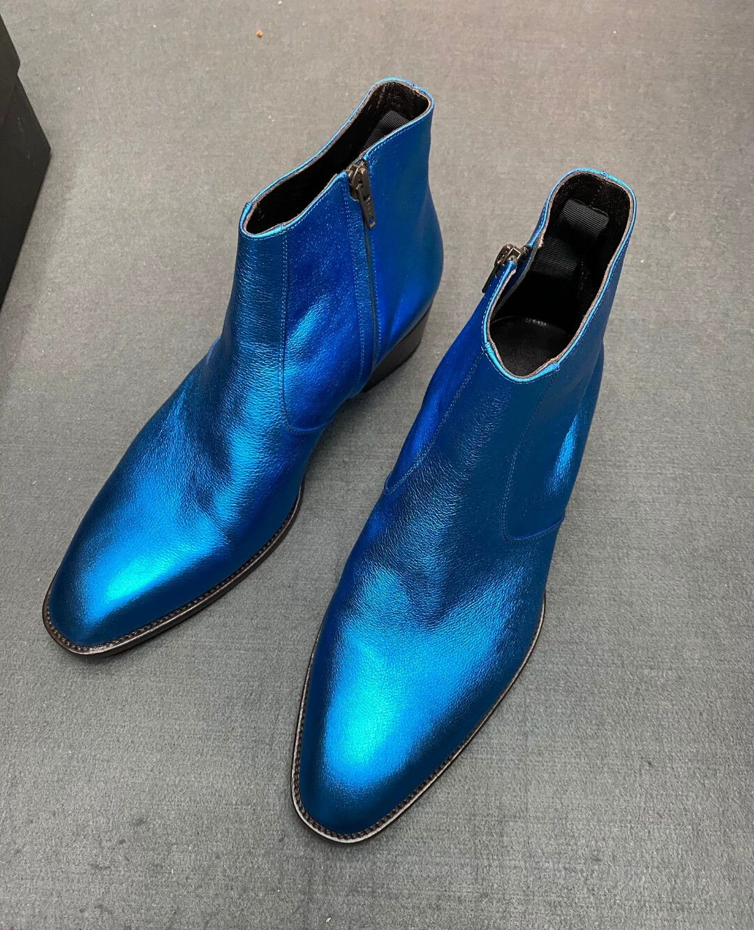 Saint Laurent Paris SAINT LAURENT SLP blue boots 43 NEW RARE Size US 10 / EU 43 - 3 Thumbnail