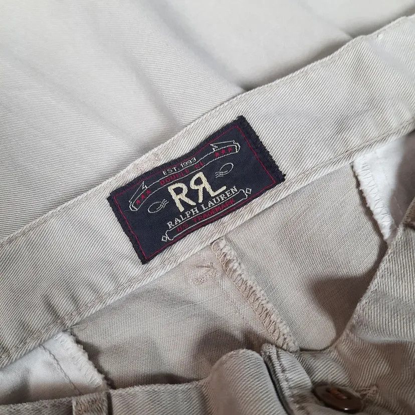 RRL Ralph Lauren Vintage Double RL Chinos Trousers Size US 30 / EU 46 - 6 Thumbnail