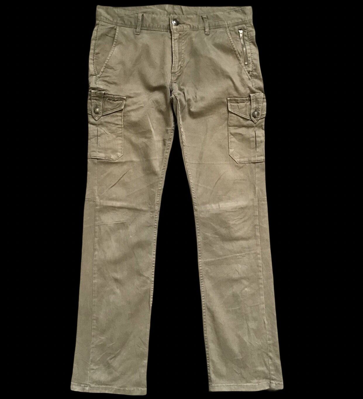 Japanese Brand CP205 DOUBLE EDGE Japan Prisoner Used Cargo Pant Size US 32 / EU 48 - 1 Thumbnail
