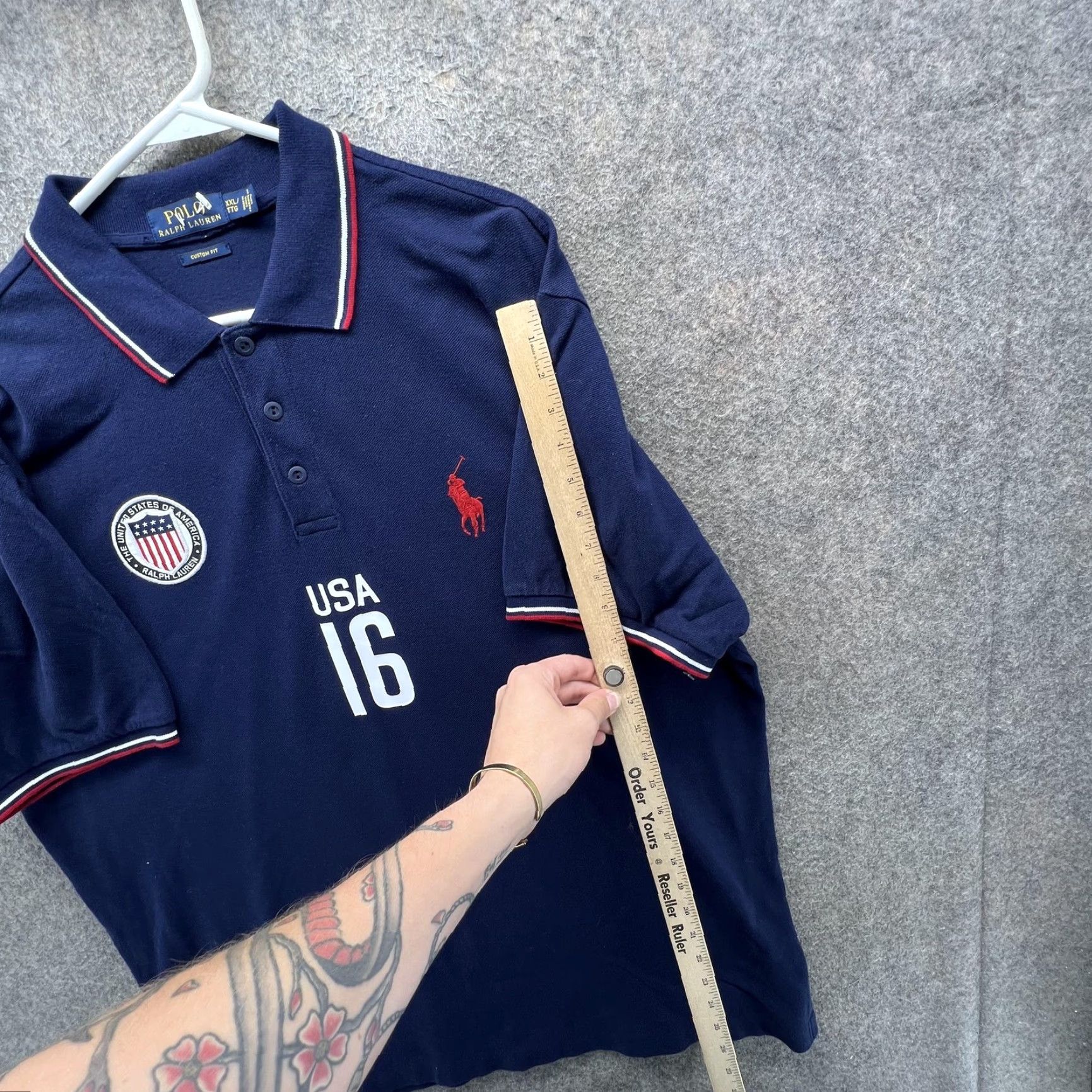 Polo Ralph Lauren VINTAGE Polo Ralph Lauren Polo Shirt Mens 2XL Blue USA 16 Big Pony Casual Size US XXL / EU 58 / 5 - 5 Thumbnail