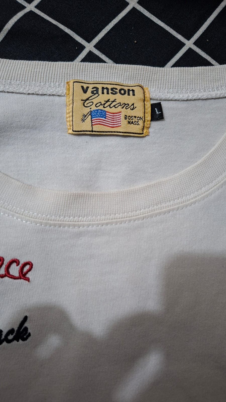 Vanson Leathers Vanson Embroidery Patch Motorcycle/American Casual Design Size US L / EU 52-54 / 3 - 7 Thumbnail