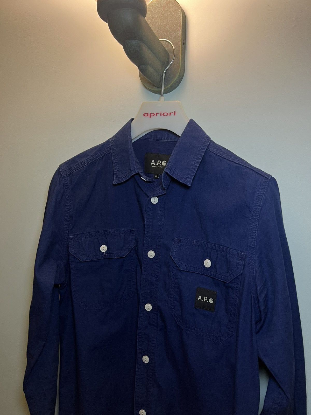 Carhartt offers🤝/Carhartt x APC Paris Shirt 🔥 Size US S / EU 44-46 / 1 - 2 Thumbnail
