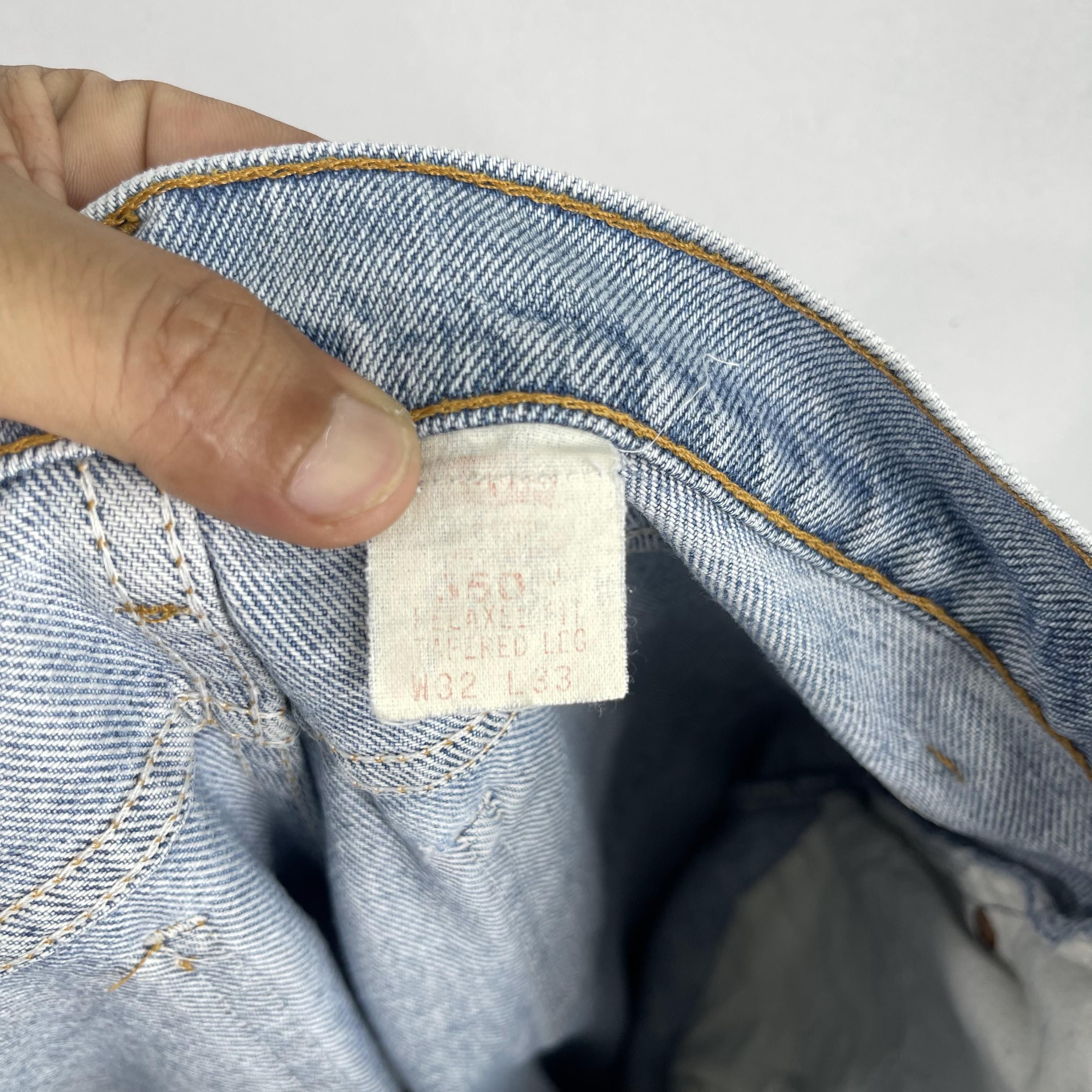 Levi's × Vintage Size 32 Vintage Levis 550 Distressed Knee Ripped Jeans Size 32" / US 10 / IT 46 - 5 Thumbnail