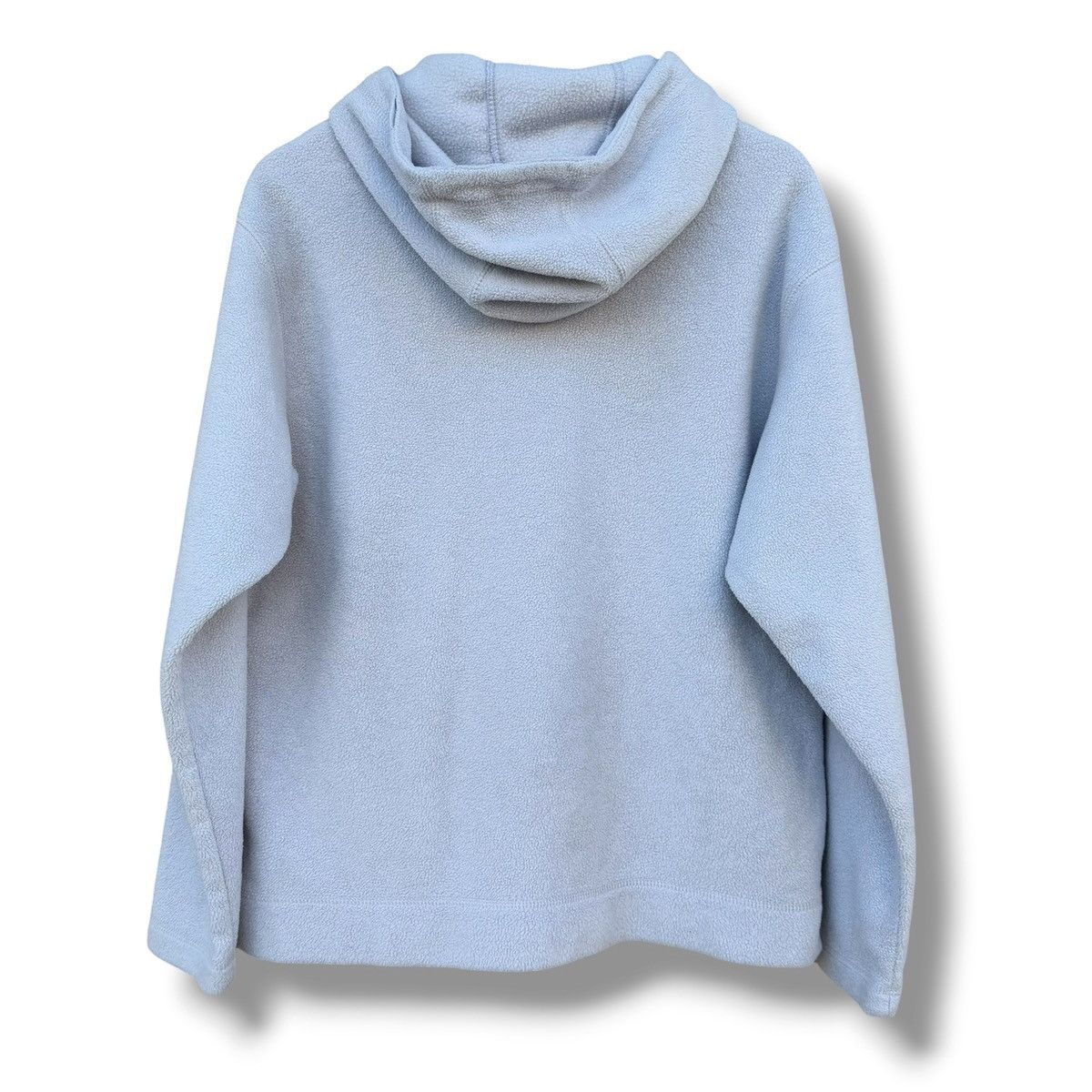 Nike Vintage Y2K Nike Fleece Pullover Hoodie Light Blue Medium Size US M / EU 48-50 / 2 - 2 Thumbnail