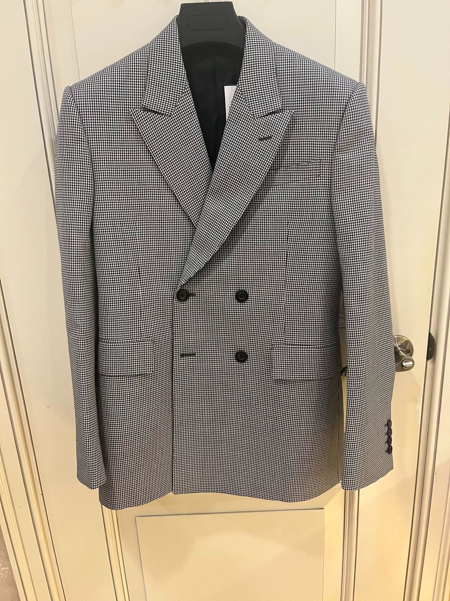 Alexander McQueen Alexander McQueen Houndstooth Double-Breasted Suit Size US S / EU 44-46 / 1 - 2 Thumbnail