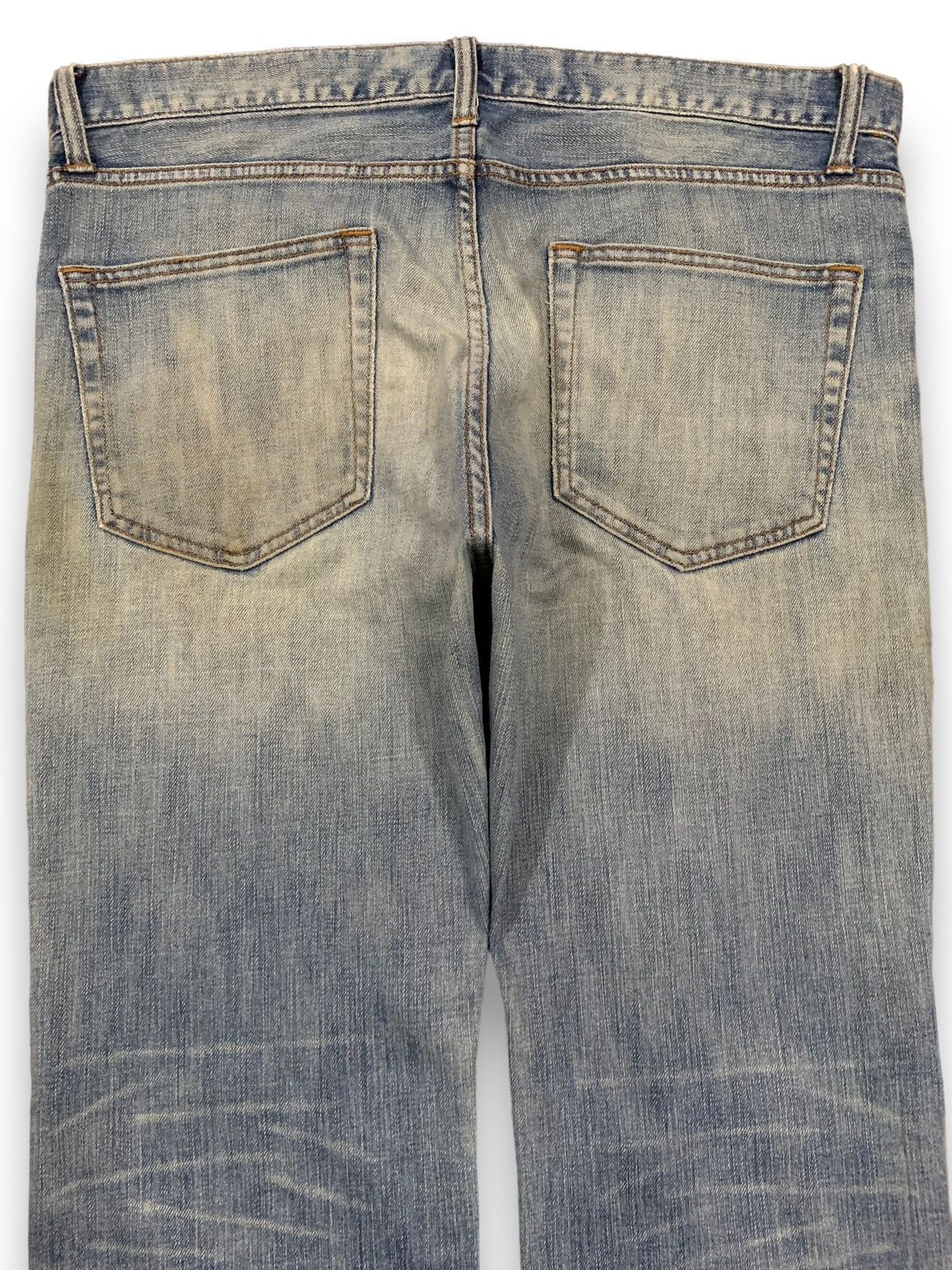 Japanese Brand Vintage Japanese Brand Dirty Mud Wash Loose Distressed Jeans Size US 35 - 11 Thumbnail