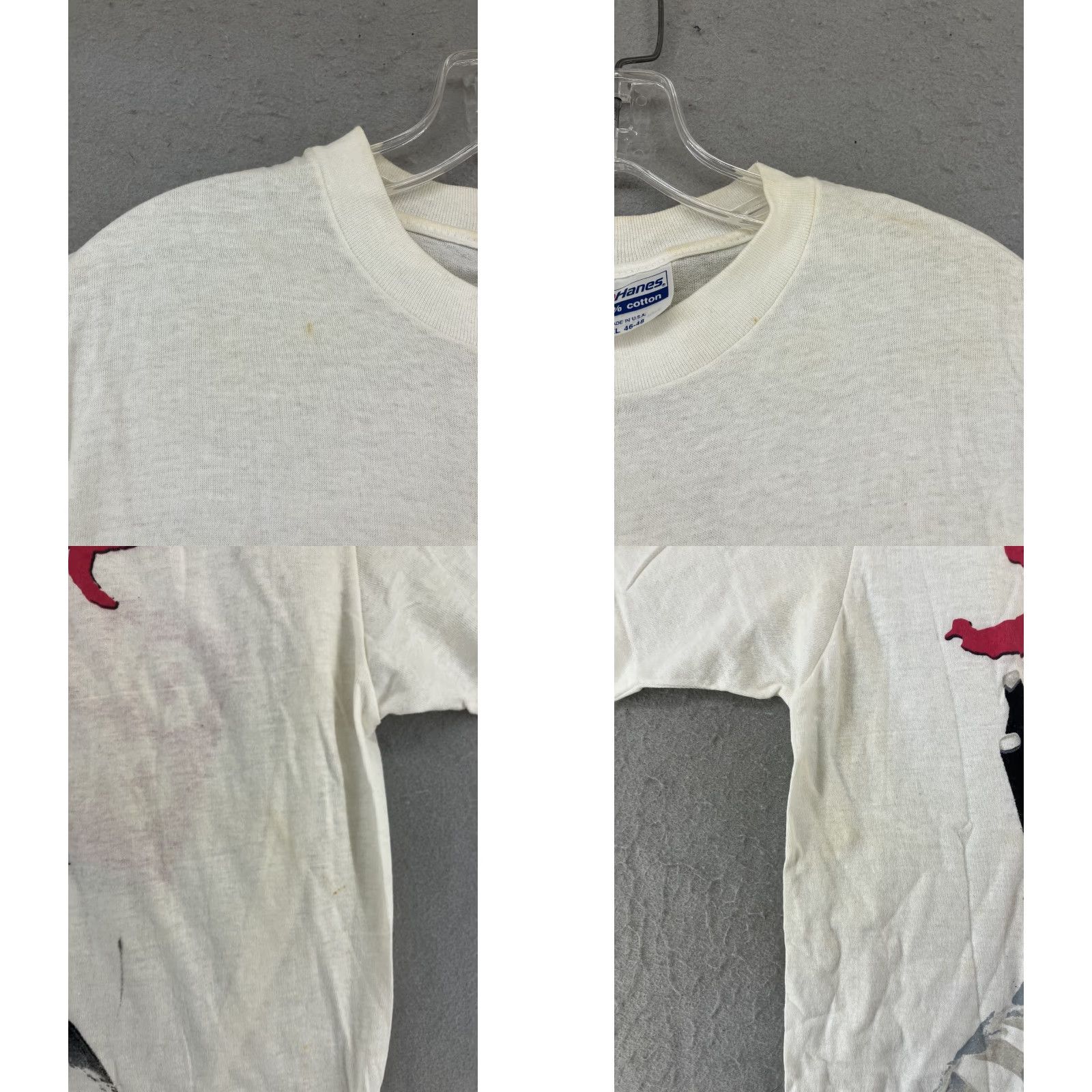 Hanes Rod Stewart 1988 Out of Order Tour Concert Tee Mens XL Size US XL / EU 56 / 4 - 8 Thumbnail