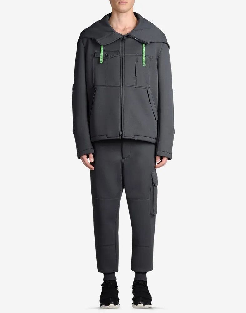 Y-3 Jacket hoodie neoprene Yohji Yamamoto Adidas Y-3 Size US XL / EU 56 / 4 - 1 Thumbnail