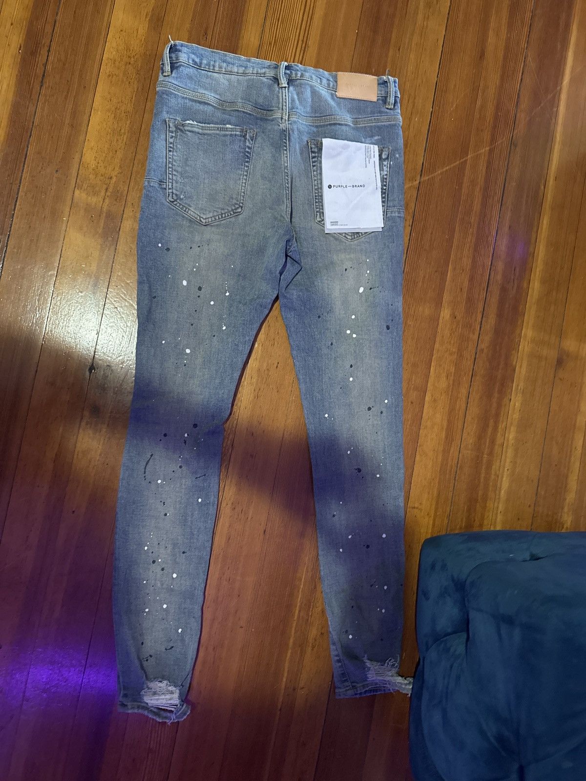 Purple Brand Purple Brand Paint Splatter Denim Size US 31 - 1 Thumbnail