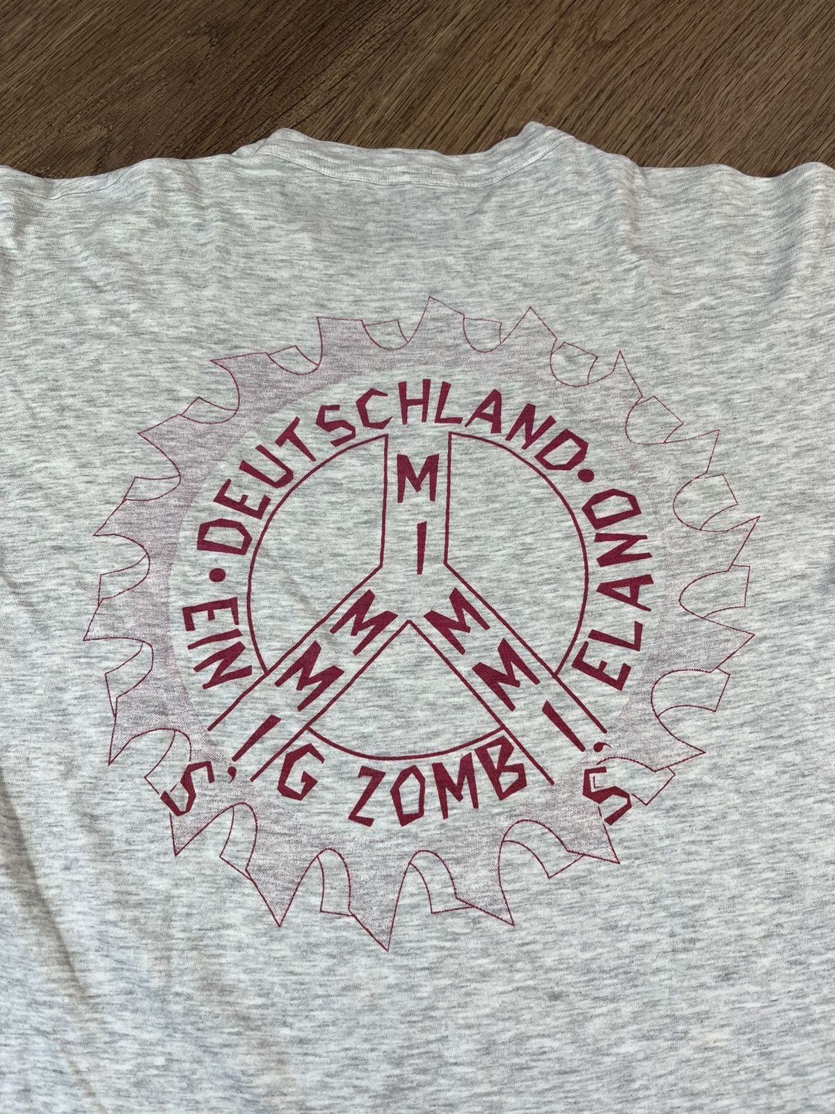 Vintage Deutschland Einig Zombieland T Shirt 90s Very Rare Size US M / EU 48-50 / 2 - 12 Thumbnail