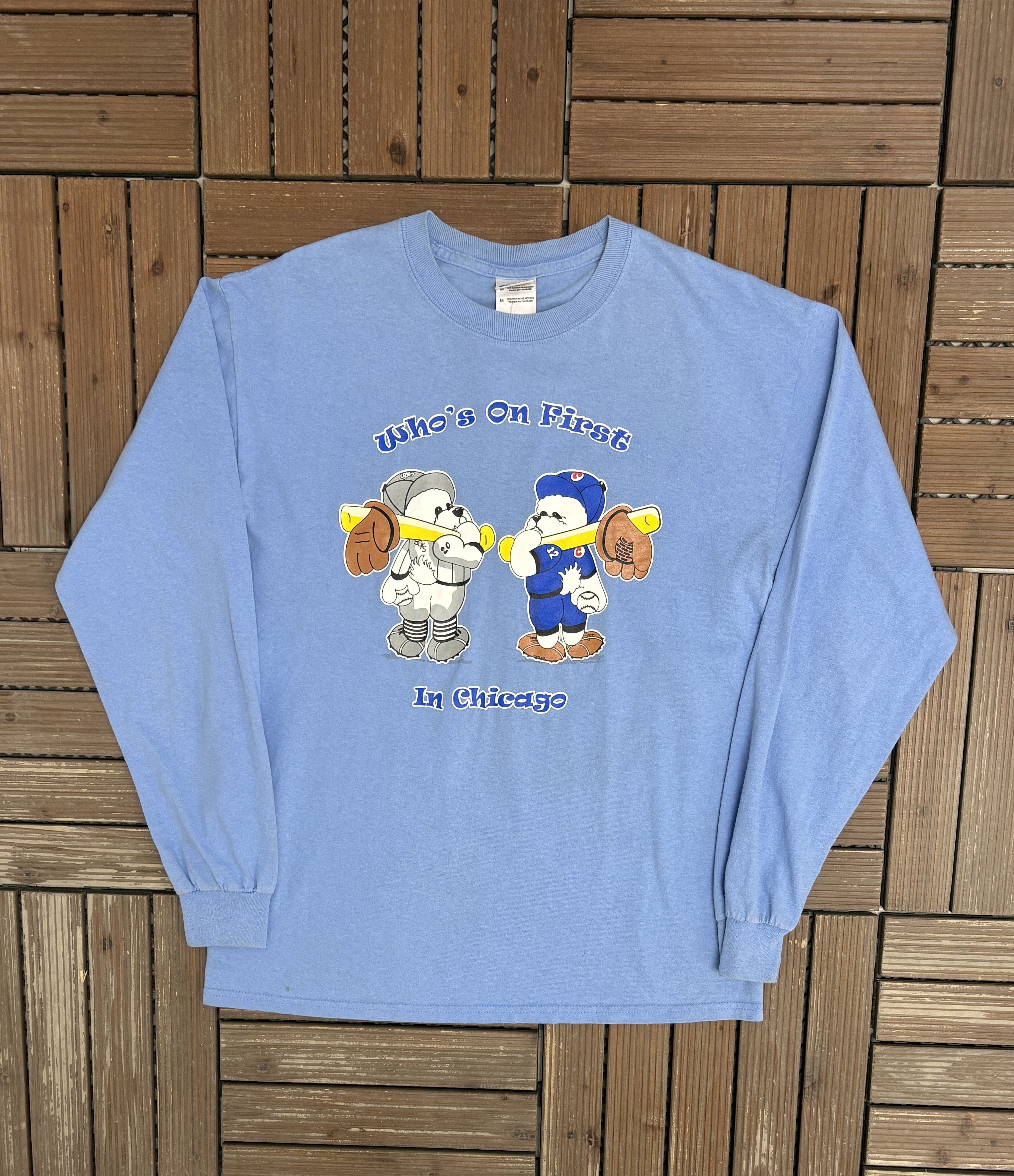 Vintage Chicago Cubs vs Chicago White Sox Vintage Tee Size US M / EU 48-50 / 2 - 1 Thumbnail