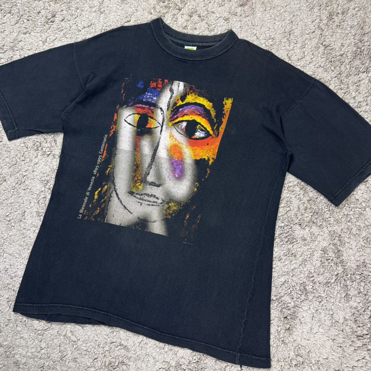 Vintage Vintage Art La Biennale di Venezia 1895-1995 Centenario Tee Size US L / EU 52-54 / 3 - 4 Thumbnail