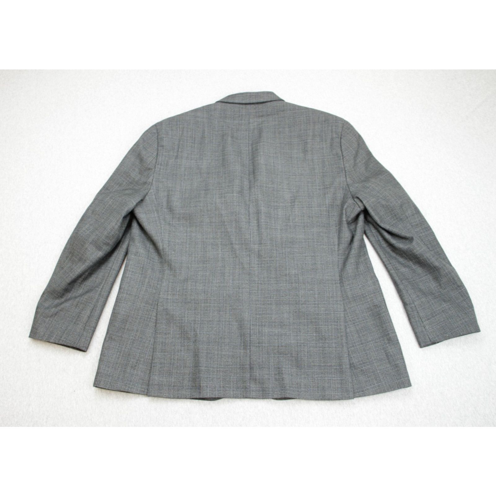 Michael Kors Michael Kors Blazer Mens 46R Gray Plaid 2 Buttons Size 46R - 3 Thumbnail