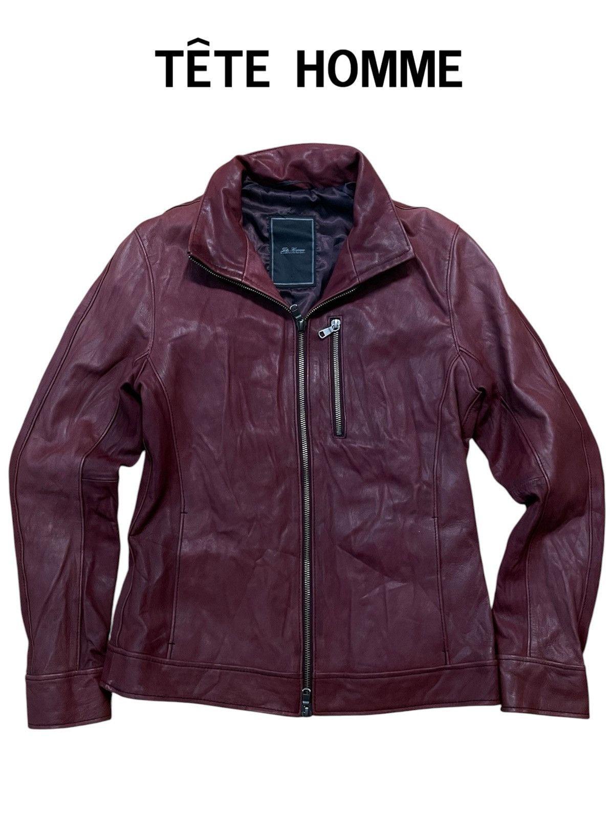 Men's Tete Homme Leather Jackets | Grailed