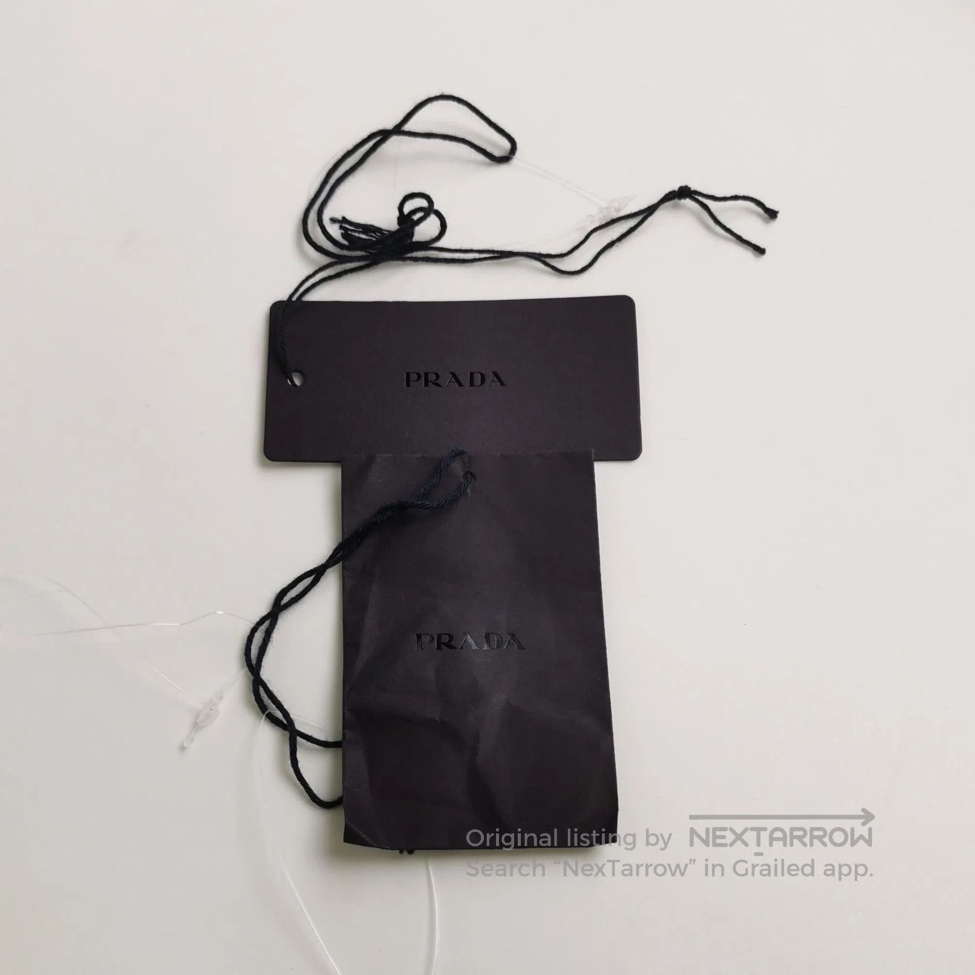Prada Prada Cashmere Logo Trousers in Brown . Size 37" - 4 Thumbnail
