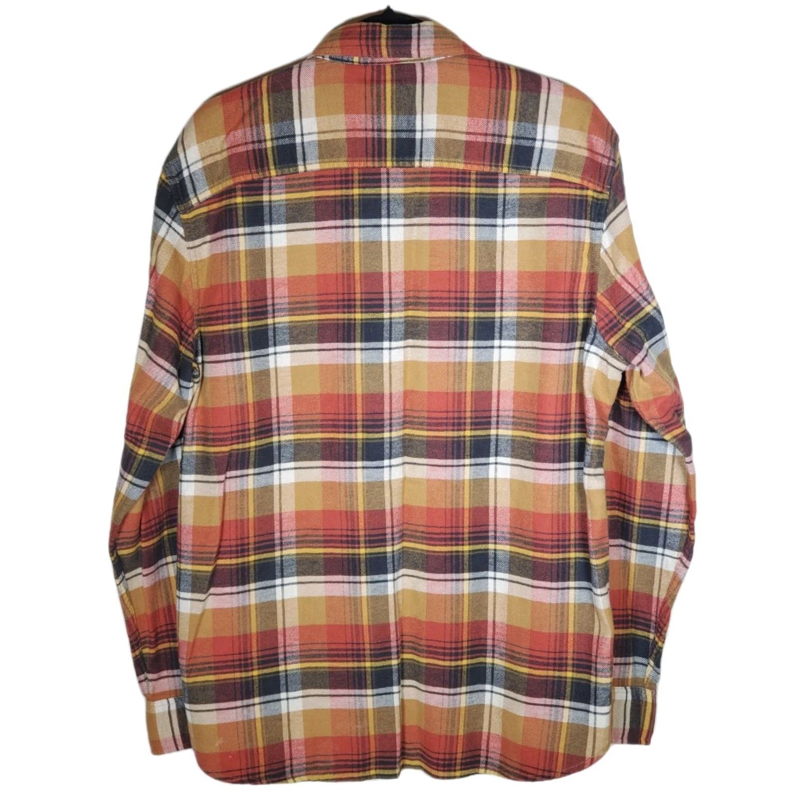 Pendleton Pendleton Burnside Flannel Shirt Tan Red Gold Plaid Button Long Sleeve Mens M Size US M / EU 48-50 / 2 - 3 Thumbnail