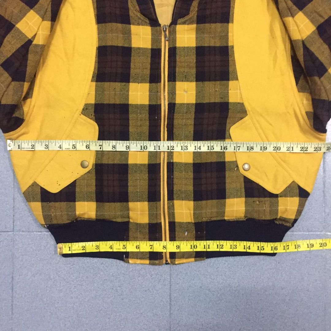 Lancel × Vintage Distressed Vintage Wool Plaid Nova Jacket Lancel Paris Size M / US 6-8 / IT 42-44 - 8 Thumbnail
