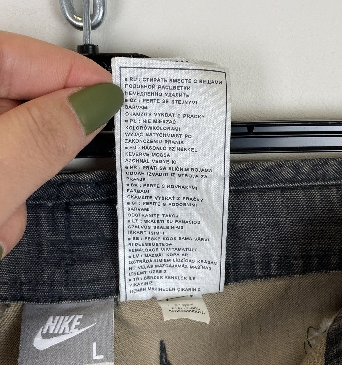 Nike Vintage Y2K Nike Washed Cargo Pants Travis Schott Style Grey Size US 34 / EU 50 - 10 Thumbnail