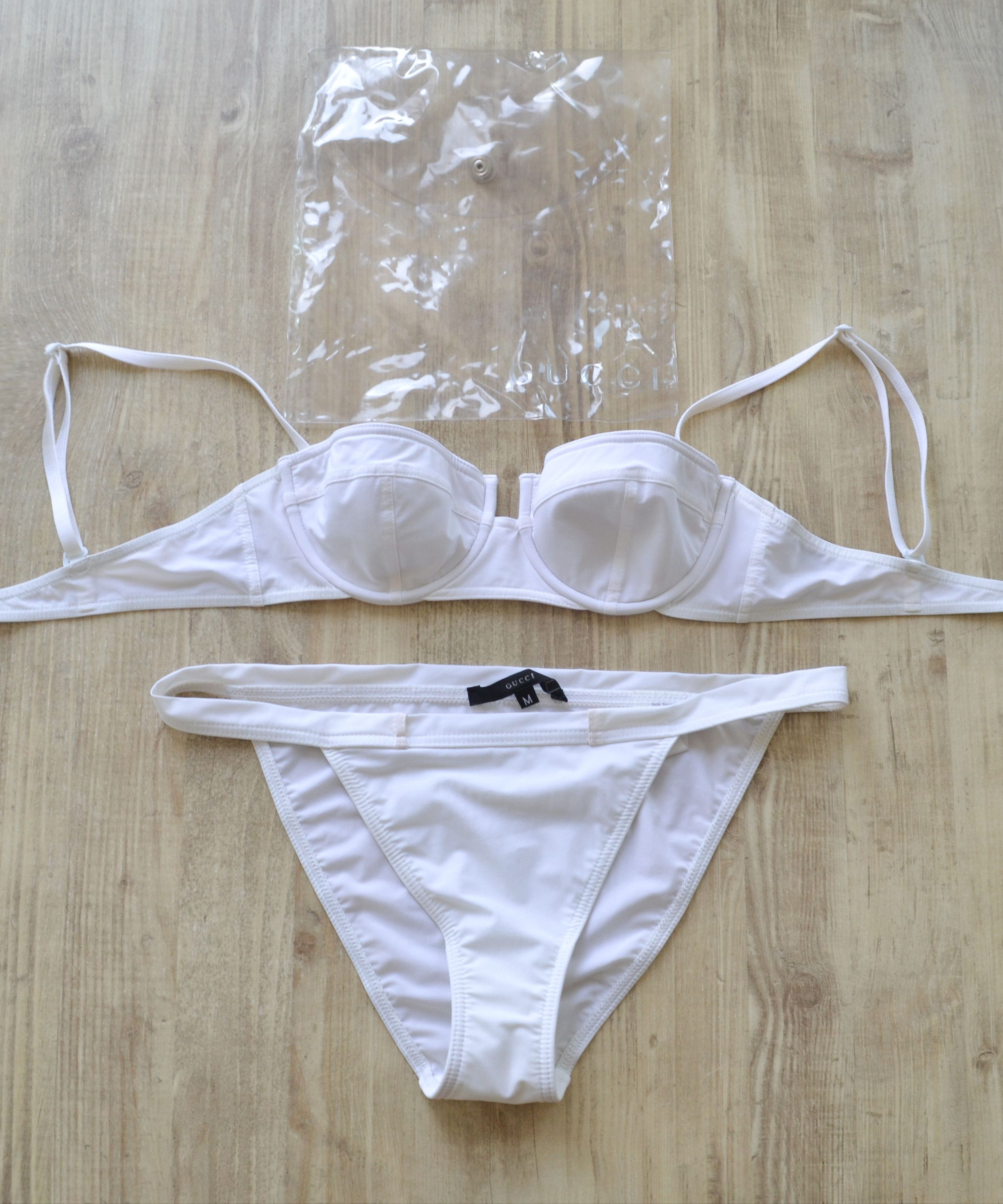 Gucci GUCCI Bikini Swimsuit Bra White Vintage TOM FORD Size ONE SIZE - 2 Thumbnail