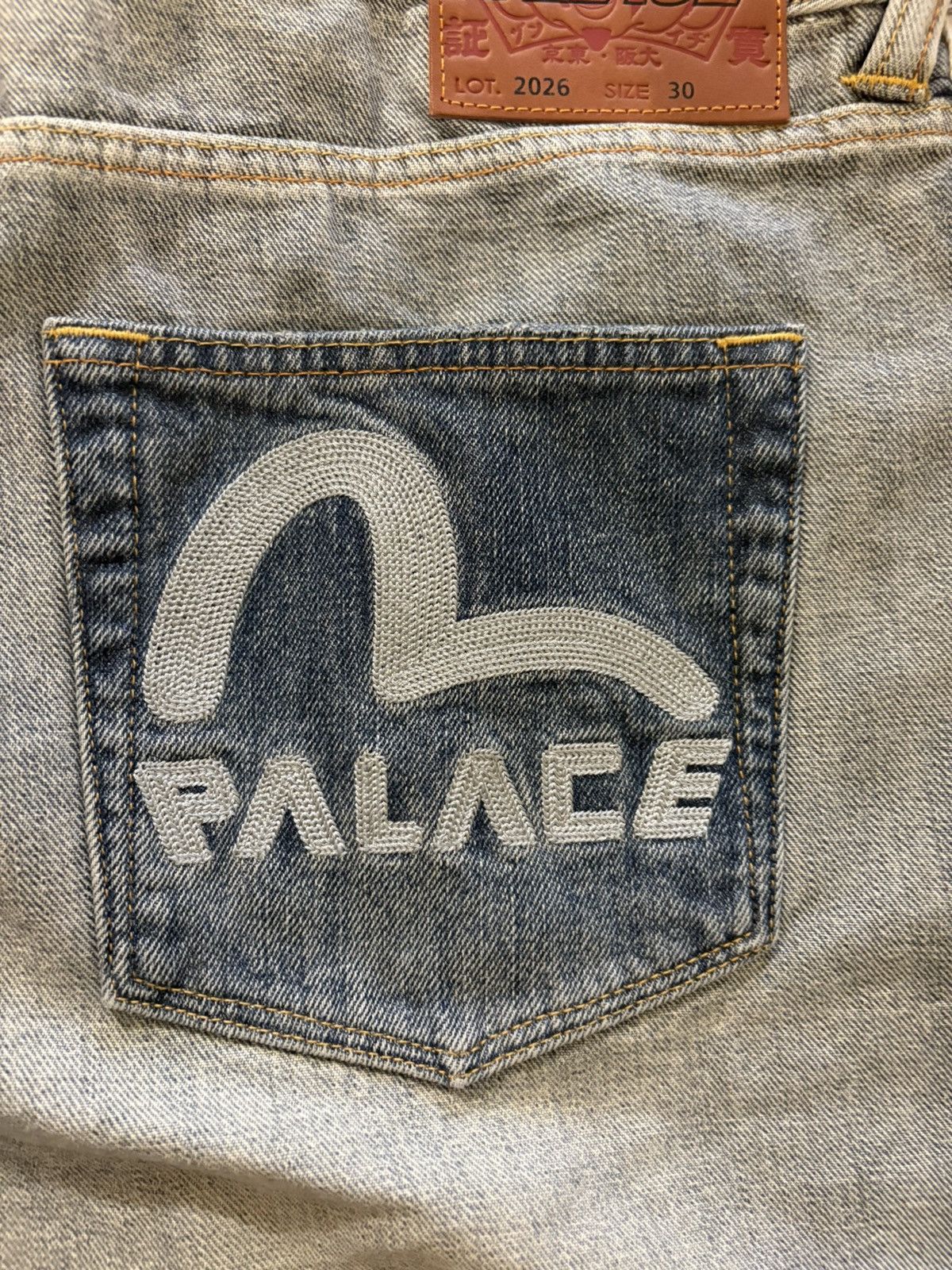 Evisu × Palace Palace x Evisu Long Denim Shorts Reverse Indigo Size US 30 / EU 46 - 4 Thumbnail
