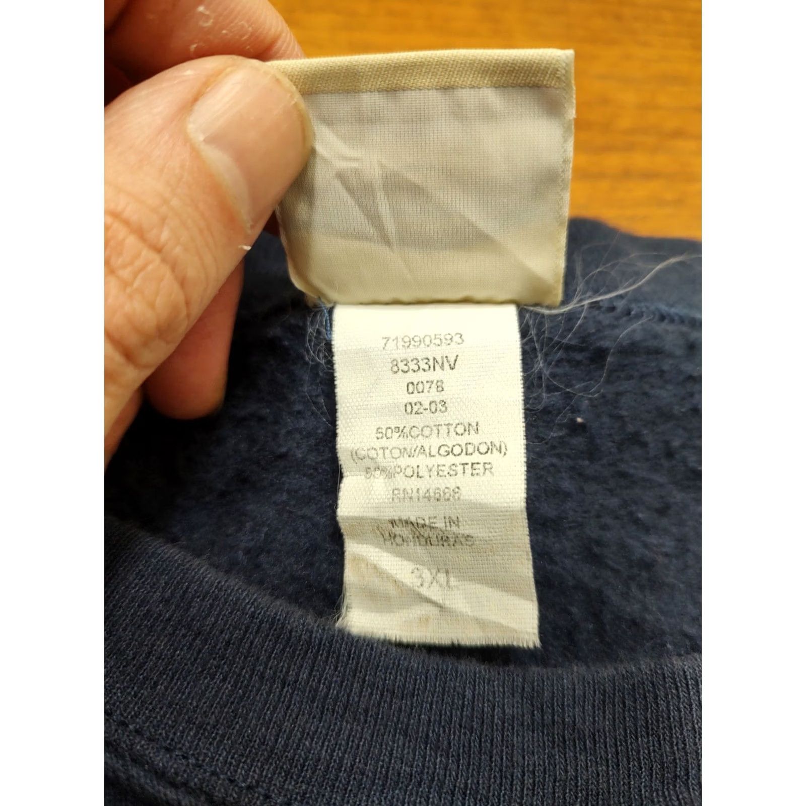 Lee VINTAGE JESUS Sweatshirt Lee 3XL 2002 Christian Blue Crewneck Mens Size US XXL / EU 58 / 5 - 6 Thumbnail