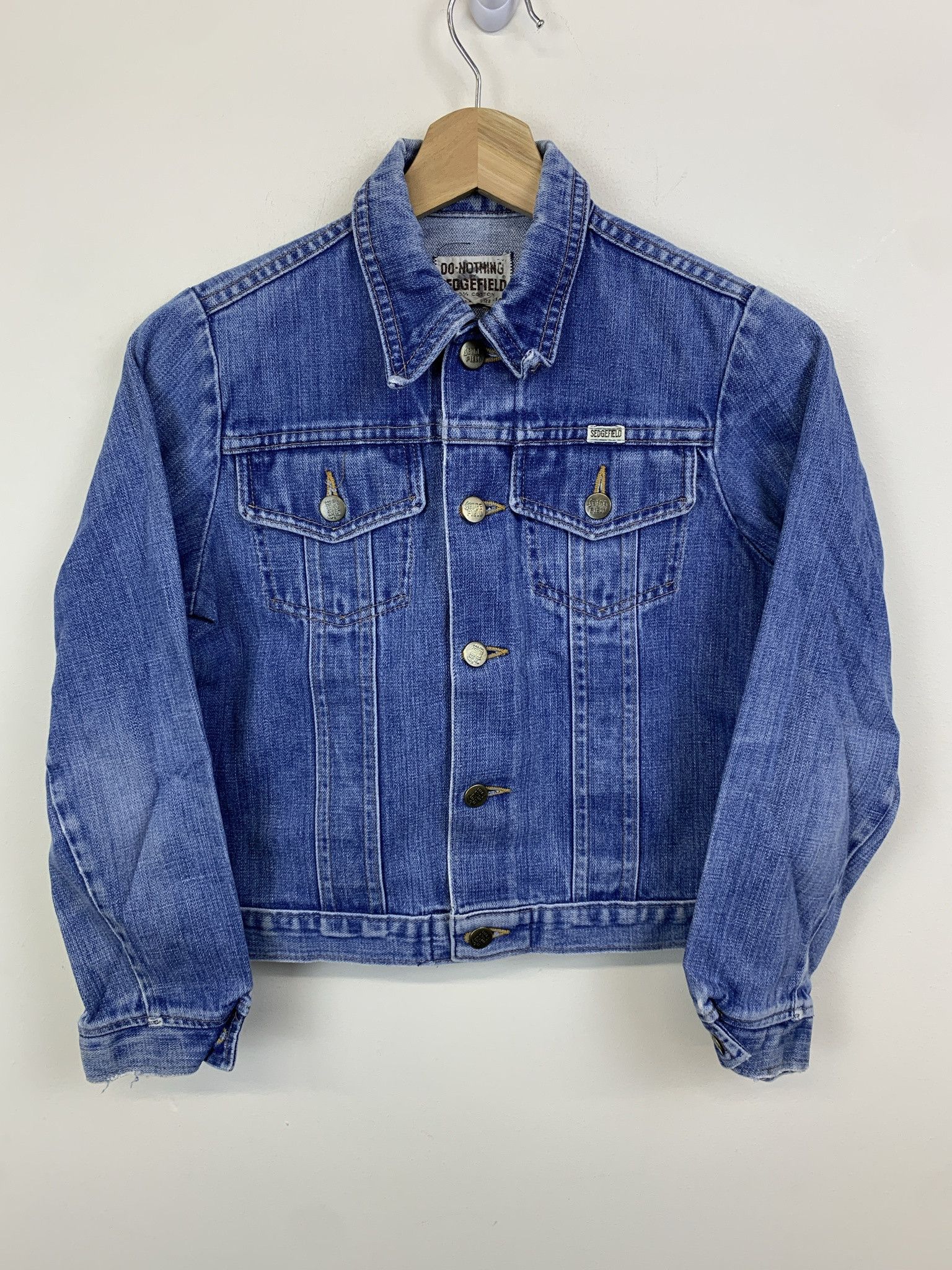 Levi's Vintage 1990s Sedgefield Denim Trucket Jacket Size XS Size US XS / EU 42 / 0 - 1 Thumbnail