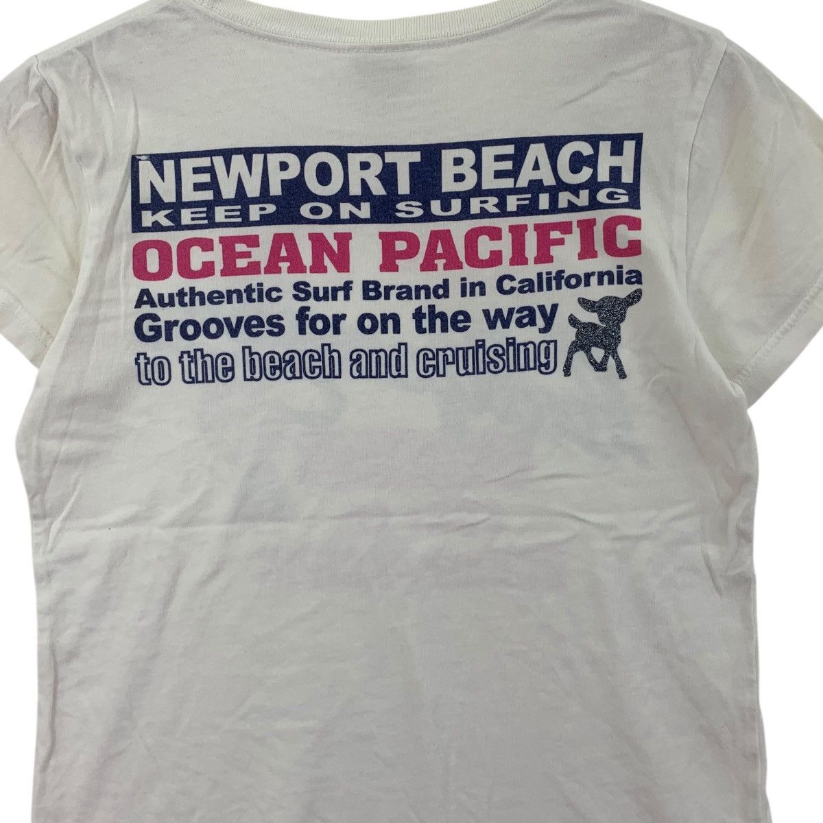 Ocean Pacific OCEAN PACIFIC OP South California Surf Tee Shirt Top Size XS / US 0-2 / IT 36-38 - 4 Thumbnail