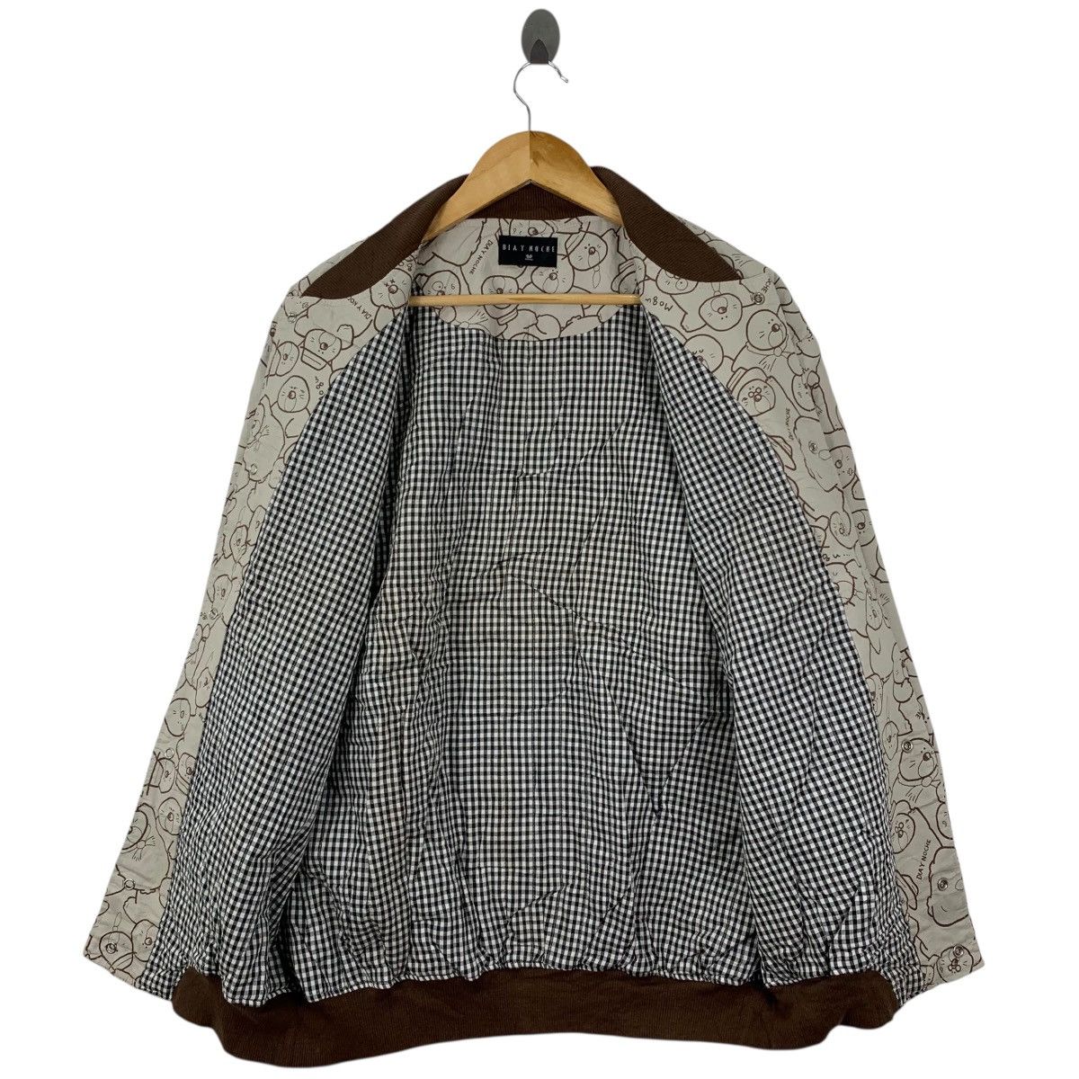 Japanese Brand DIAY NOCHE Japanese Brand Bear Fulprint Bomber Zipper Jacket Size US XL / EU 56 / 4 - 3 Thumbnail