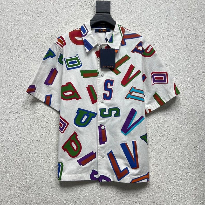 Louis Vuitton Louis Vuitton NBA monogrammed short sleeve shirt Size US S / EU 44-46 / 1 - 1 Thumbnail