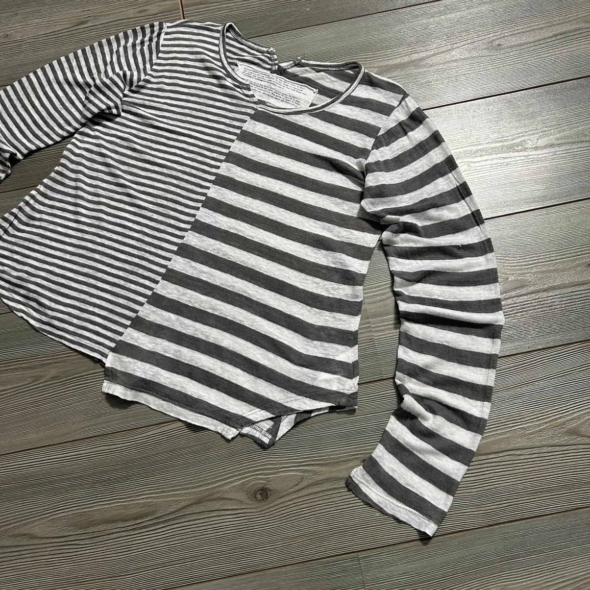 Rundholz Rundholz Black Label Linen Asymmetrical Striped Blouse Size M / US 6-8 / IT 42-44 - 9 Thumbnail