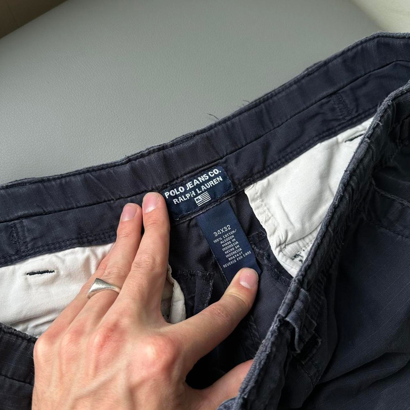 Polo Ralph Lauren Rare vintage 00s navy ralph lauren cargos Size US 36 / EU 52 - 5 Thumbnail