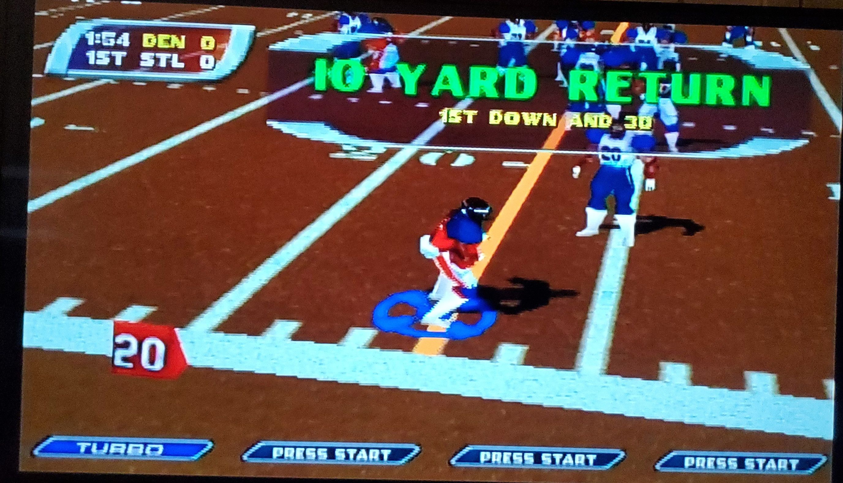 Nintendo NFL Blitz N64 Nintendo 64 Video Game Cartridge 1998 Size ONE SIZE - 8 Thumbnail