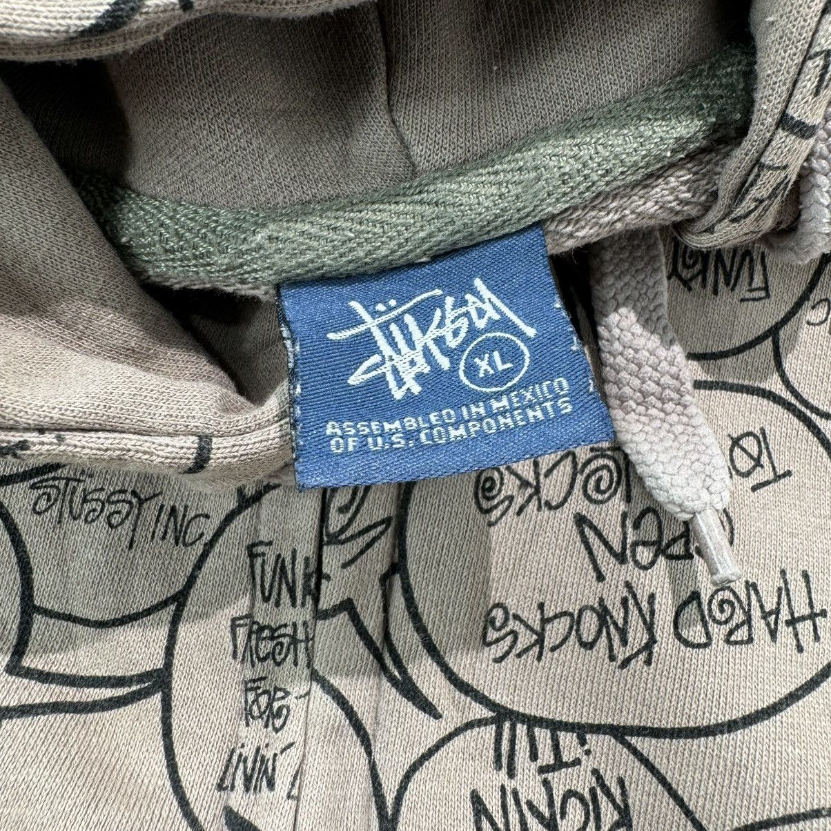 Stussy Stussy fullprint comics zip hoodie Size US XL / EU 56 / 4 - 6 Thumbnail